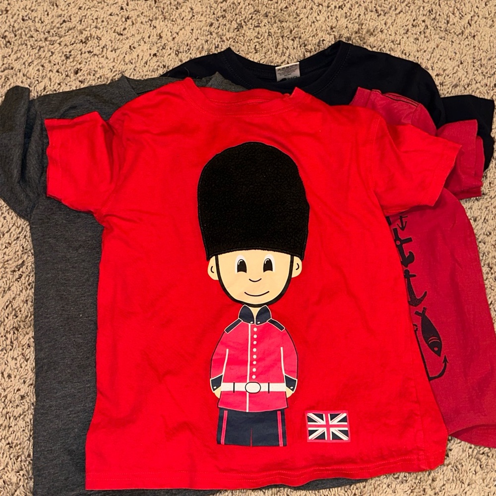 England, London, New York travel tees